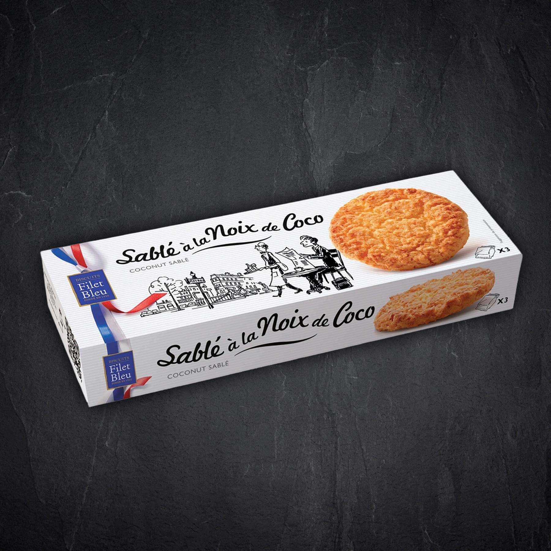 Sandbutterkeks mit Kokos