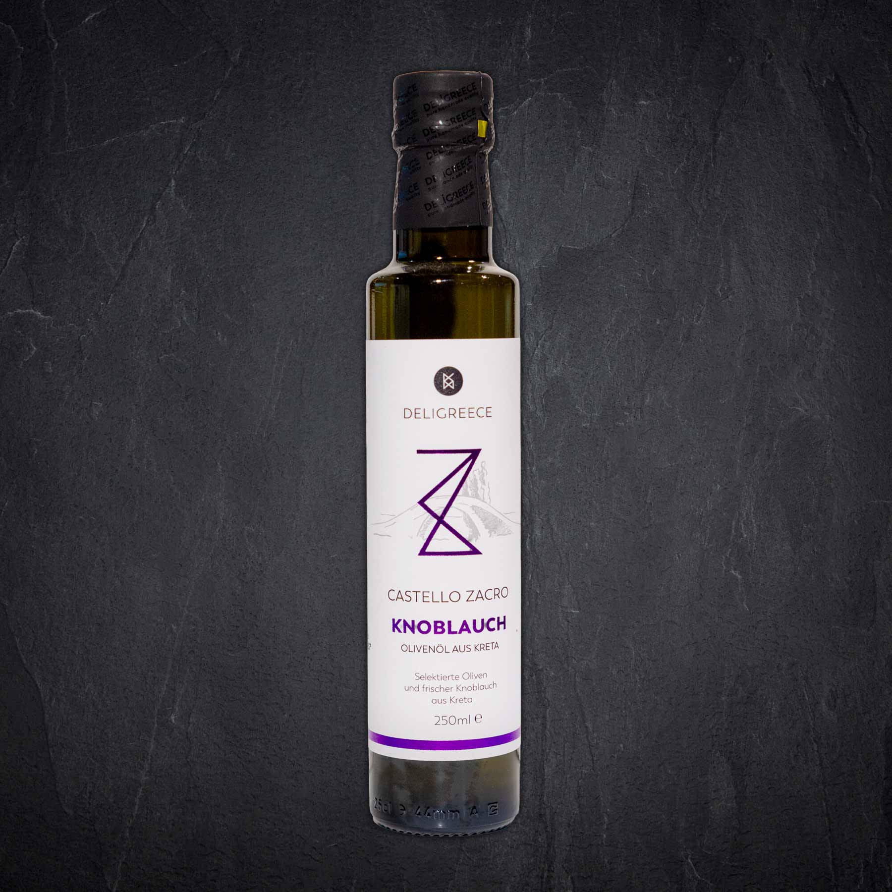 Olivenöl, Knoblauch, Knoblauchöl, Kreta, Castello Zacro