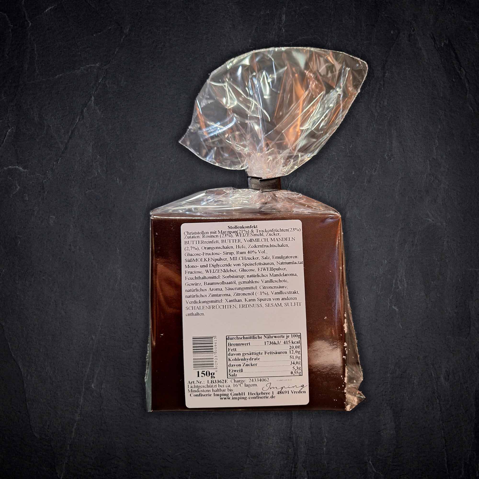 Produktbild: Stollenkonfekt impi hinten