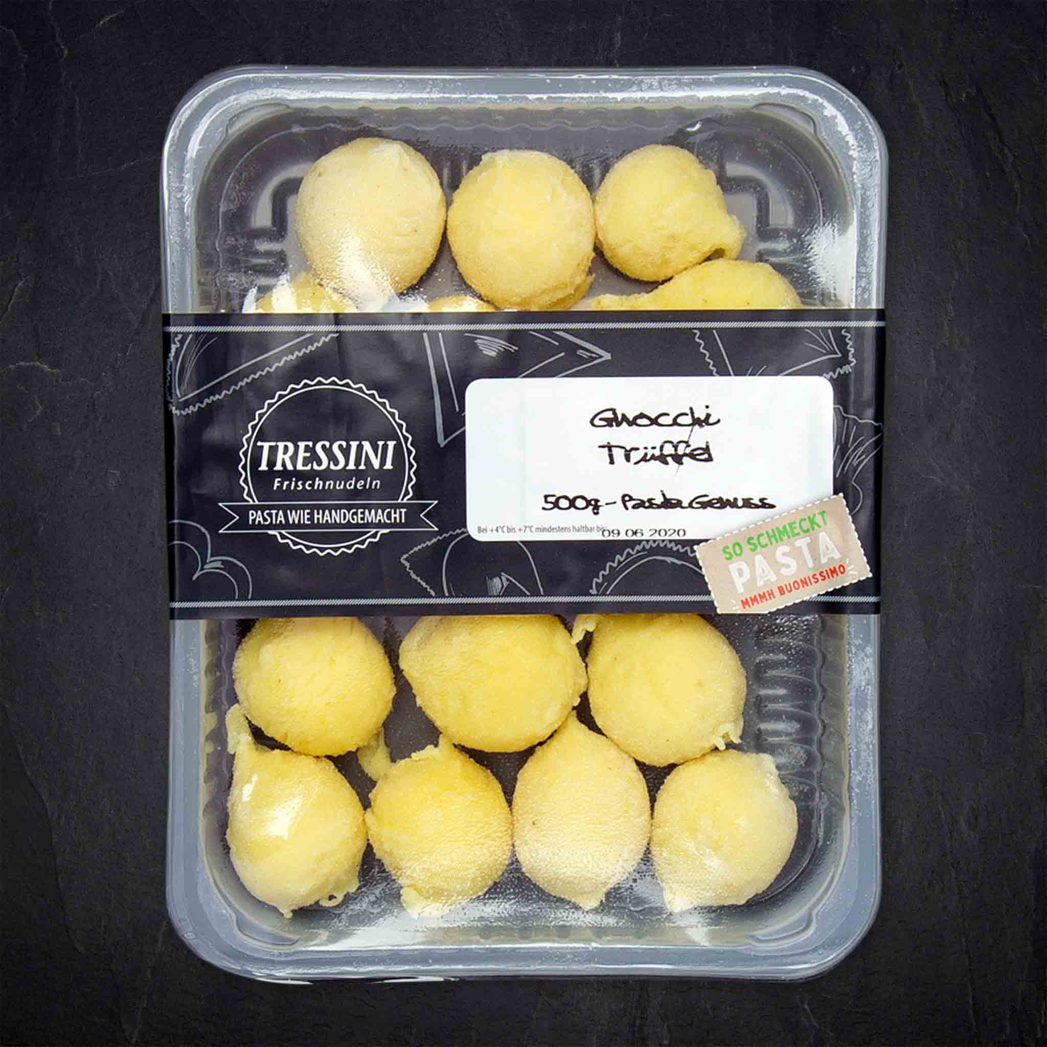 Produktbild: 732706_Teigwaren_Beilagen_Gnocchi_Tru_ffel_500g_TRESS