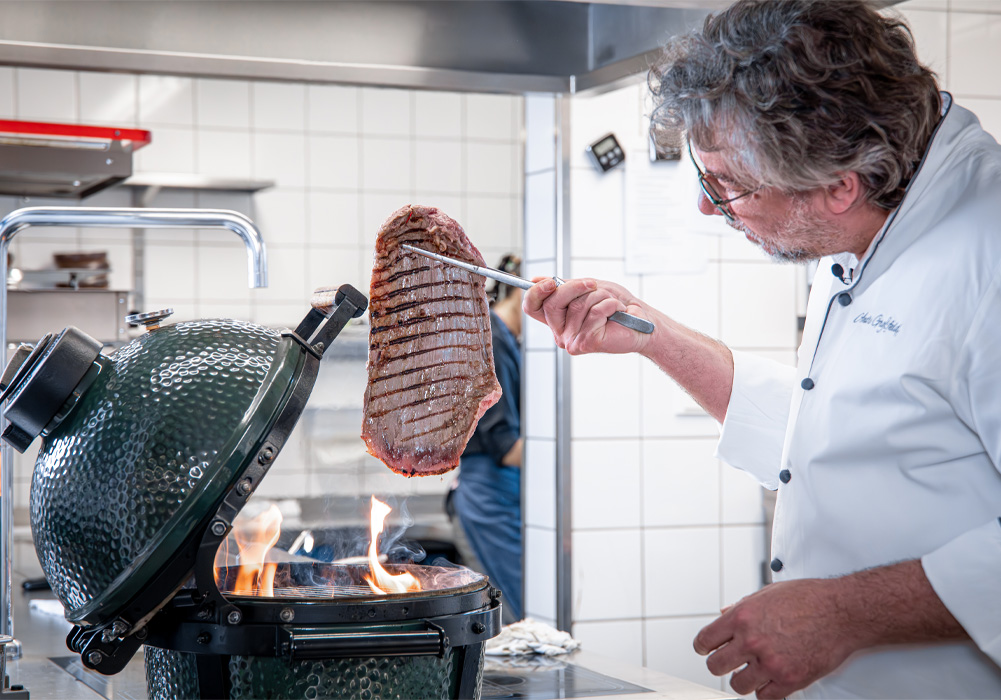 Grill, Steak, Grillmeister, Kochszene, Fleisch