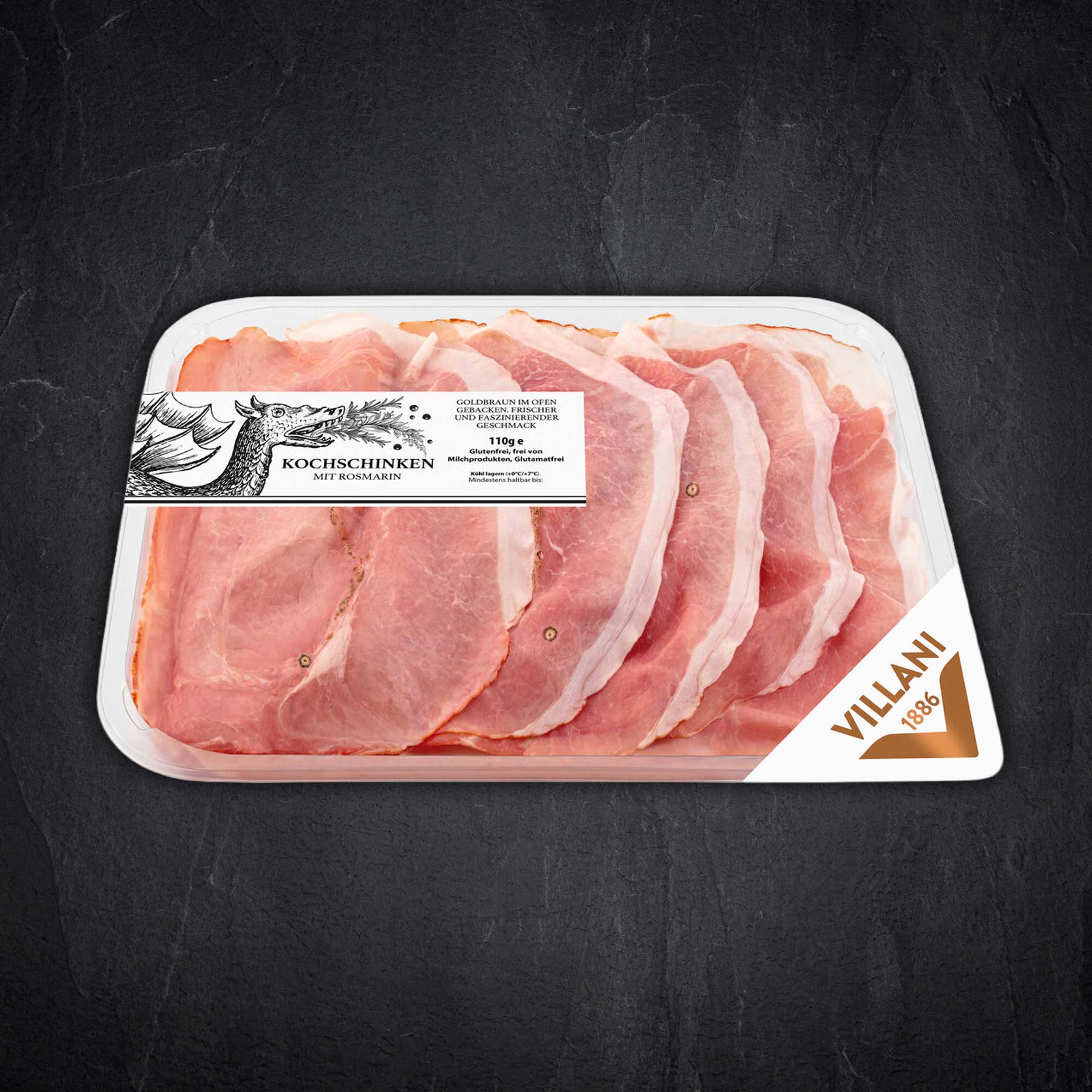 Kochschinken mit Rosmarin