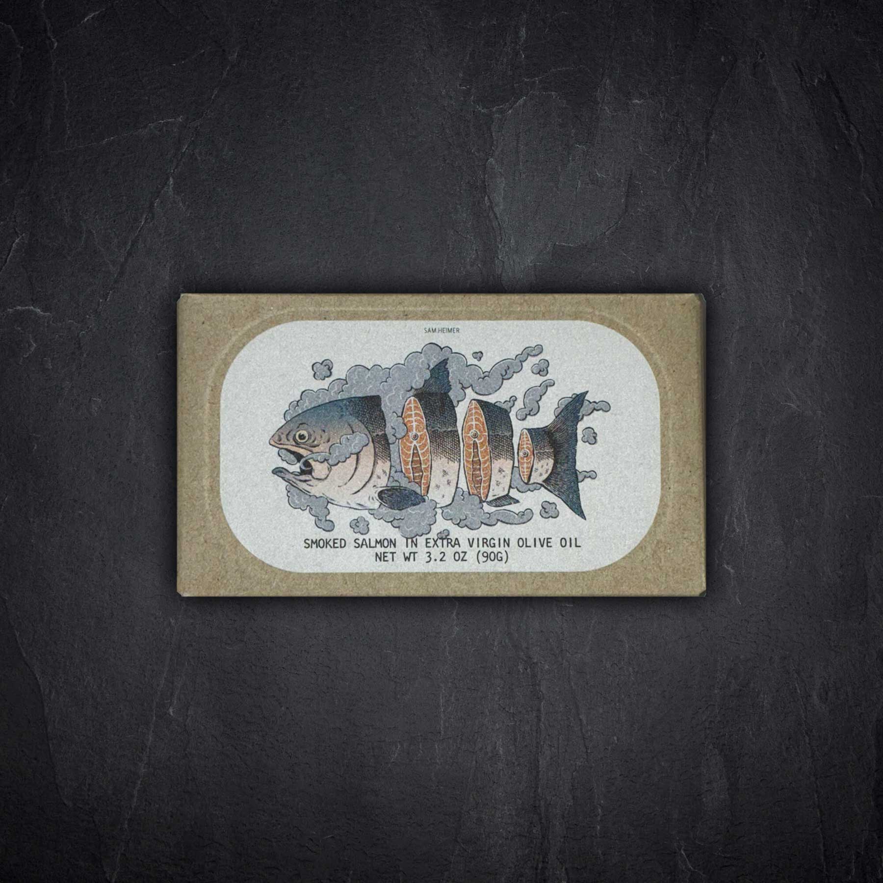 Geräucherter Lachs in Olivenöl 