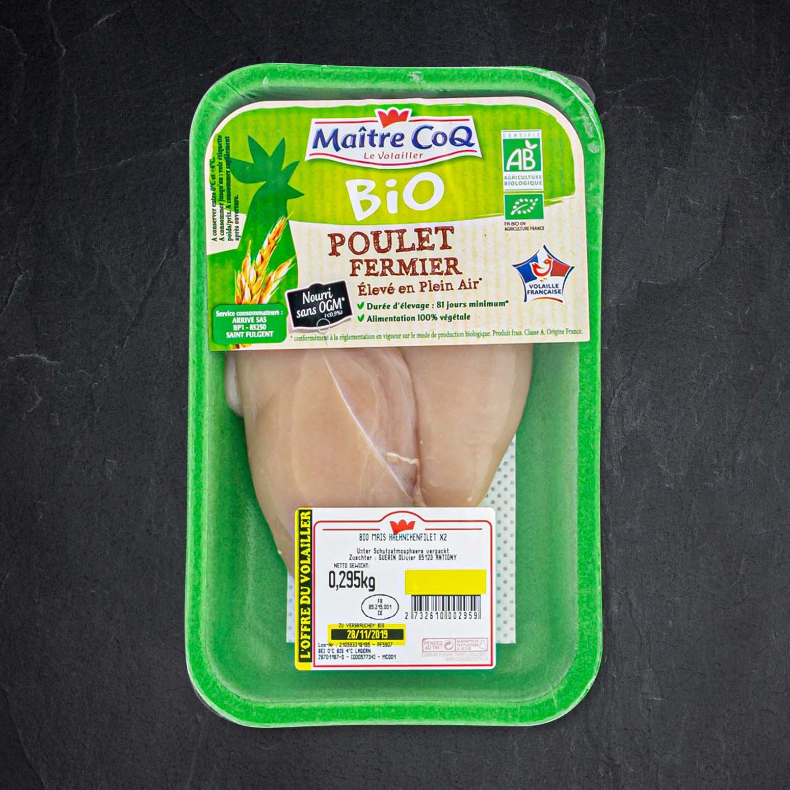 940117_Bio_Maisha_hnchenfilet Produktbild: 940117_Bio_Maisha_hnchenfilet