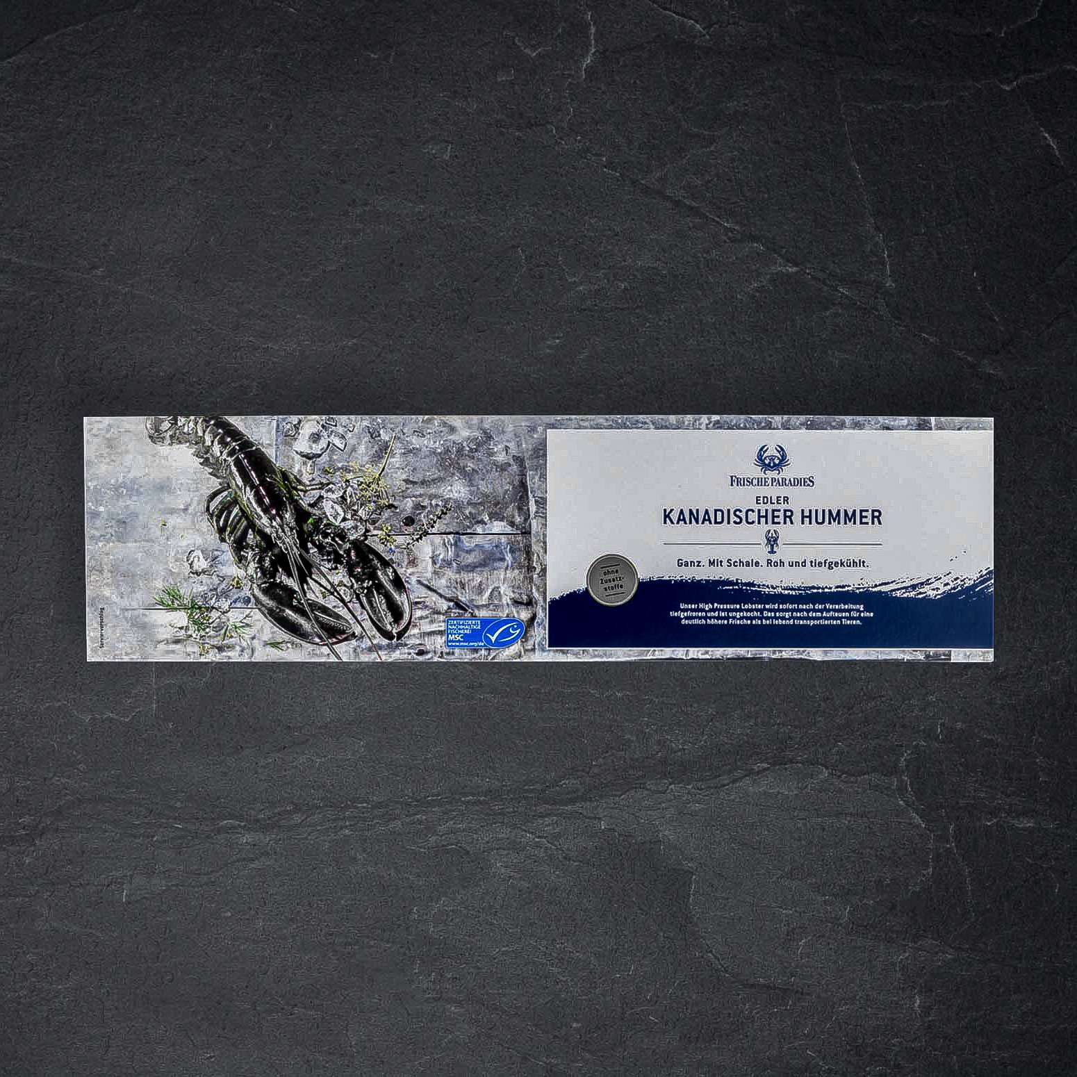 847582_FrischeParadies_MSC_High_Pressure_Lobster_Hummer_ganz Produktbild: 847582_FrischeParadies_MSC_High_Pressure_Lobster_Hummer_ganz