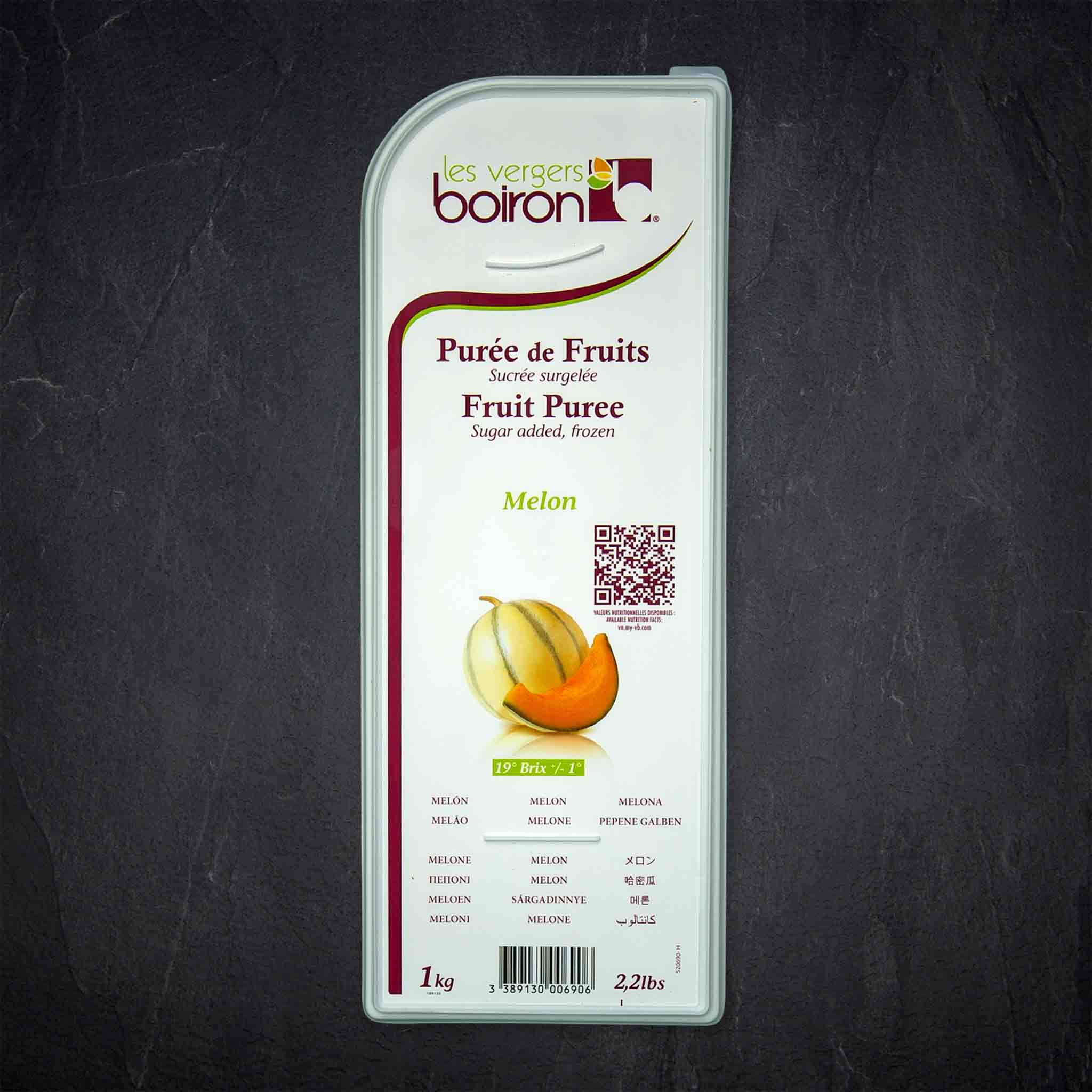 Produktbild: 57790_TK_Fruchtpu_ree_Melone_1kg_Boiron